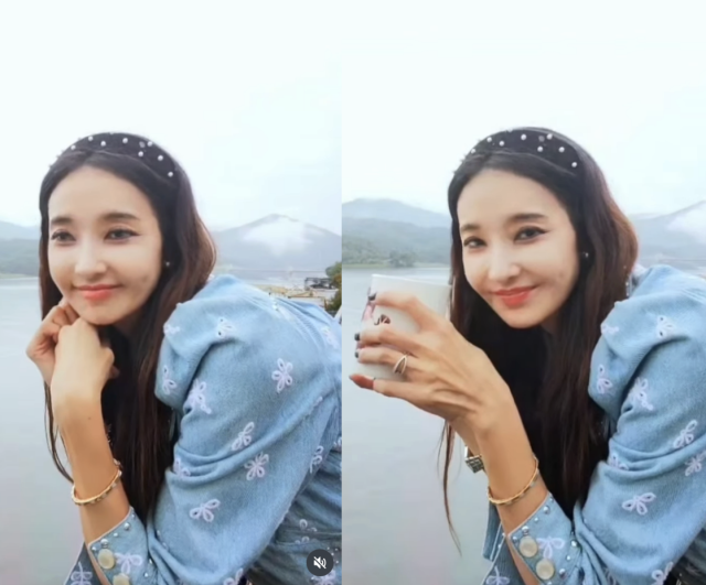 한채영이 가을 아침의 여유로운 일상을 공개하며 근황을 전했다. / 한채영 SNS