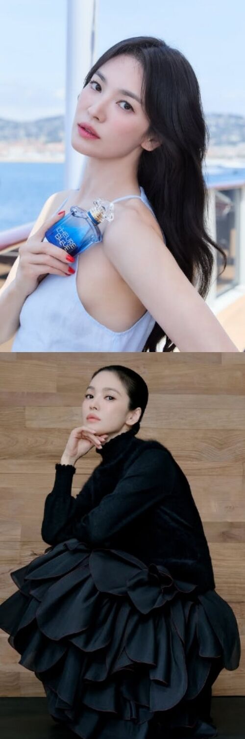 배우 송혜교의 화보 비하인드 컷 갈무리 / 송헤교 소셜미디어