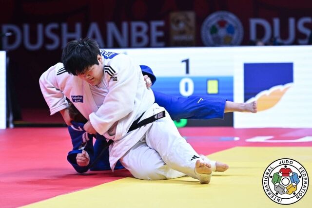한국 여자 유도의 유망주 이현지./국제유도연맹 제공