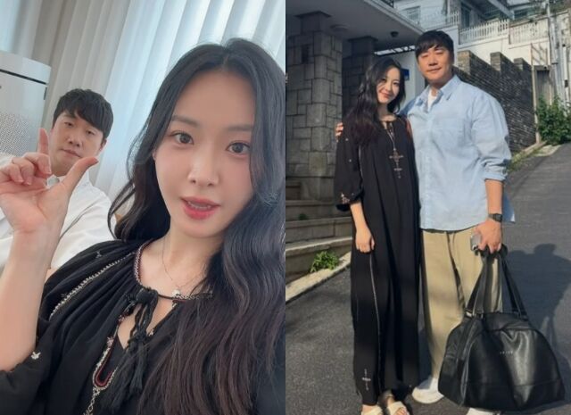 김다영, 배성재./김다영 인스타그램
