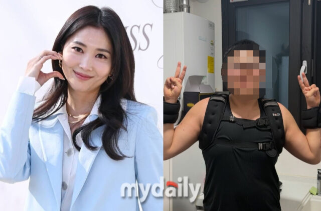 배우 오윤아가 발달장애 아들의 다이어트를 응원했다. / 마이데일리 및 오윤아 소셜미디어