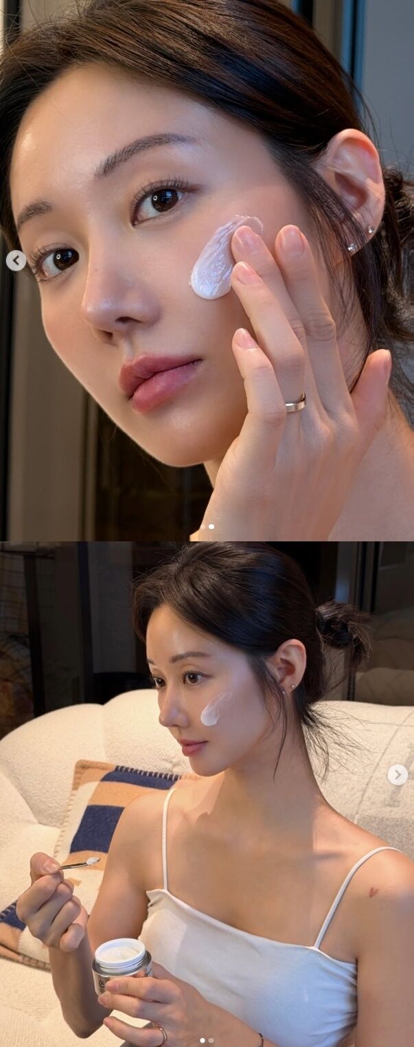 배우 한그루(33)가 초근접 클로즈업 촬영에도 굴욕 하나 없는 압도적인 미모를 과시했다. /한그루 소셜미디어