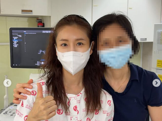 한다감이 출산 후에도 여전한 미모를 자랑했다. / 한다감 소셜미디어 