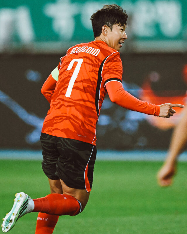 토트넘 홋스퍼가 6일 손흥민의 한국 A매치 최다 득점 단독 1위 등극을 축하했다./토트넘 제공