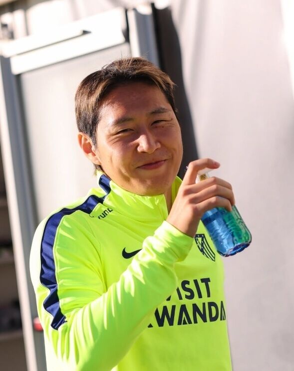 아틀레티코 마드리드의 이강인이 축구대표팀 일정을 마치고 팀 훈련에 복귀했다./아틀레티코 마드리드
