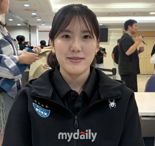 최근 GS칼텍스 팬 미팅 현장에서 기자와 만나 인터뷰를 가진 김효임./이정원 기자