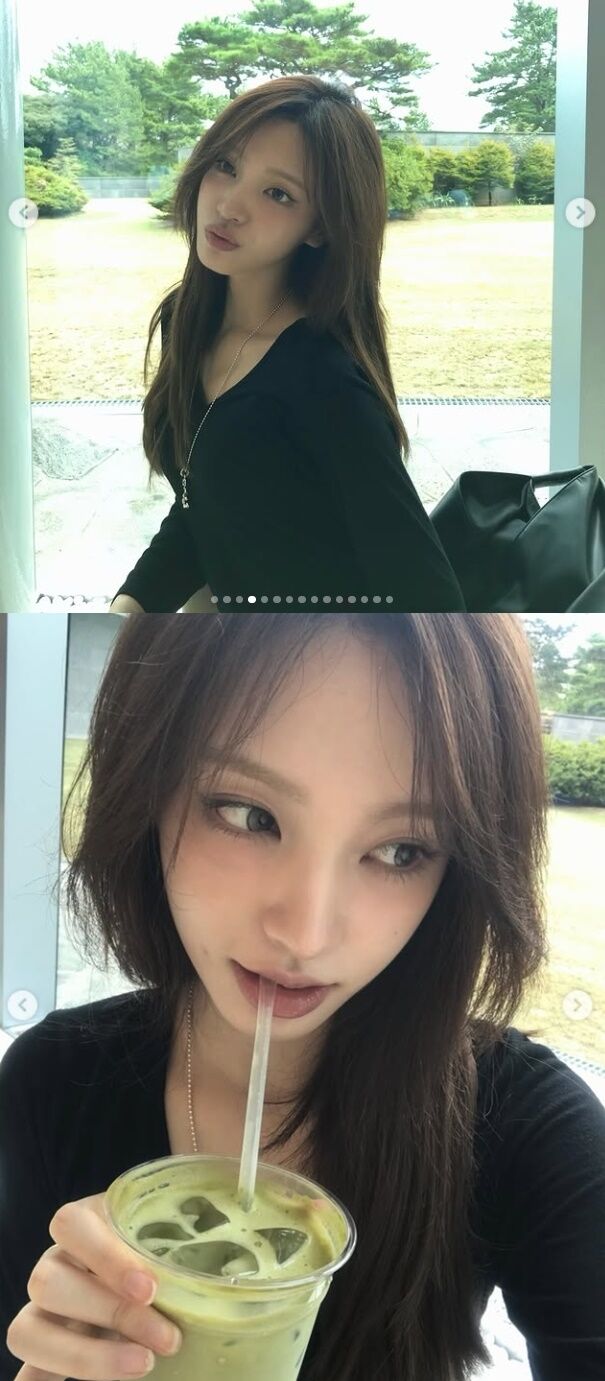 리즈의 모습을 본 팬들과 누리꾼들은 “당신은 예술입니다”, “제주의 자랑”, “제주에서 즐거운 시간 보내세요” 등의 뜨거운 댓글로 화답했다./리즈 소셜미디어