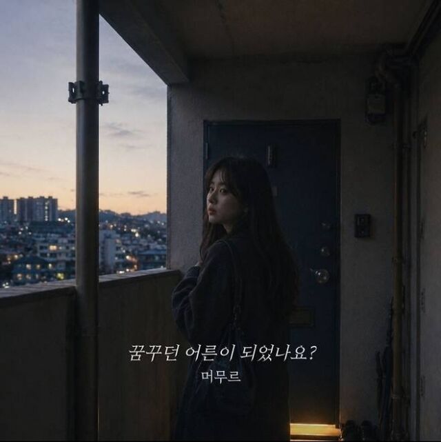 머무르 '꿈꾸던 어른이 되었나요?' / 멜론 곡 소개 페이지