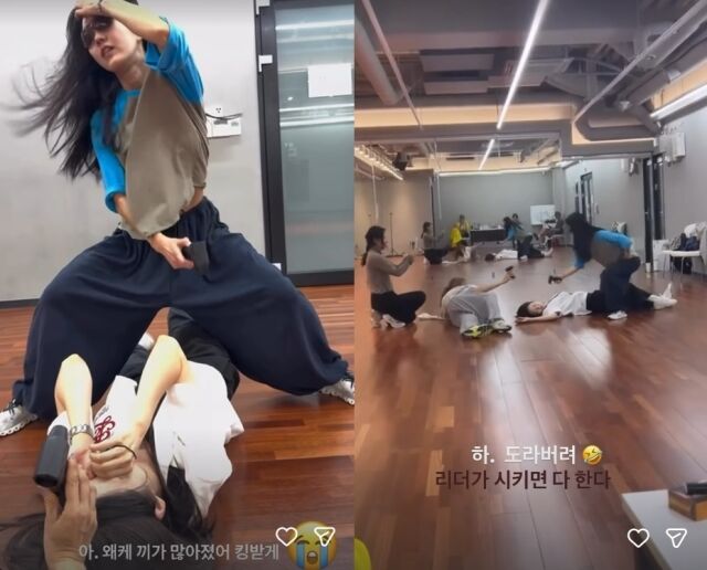 핑클(Fin.K.L)이 21년 만에 완전체 컴백을 앞두고 넘치는 끼와 열정을 과시했다. 이진과 성유리./옥주현 소셜미디어
