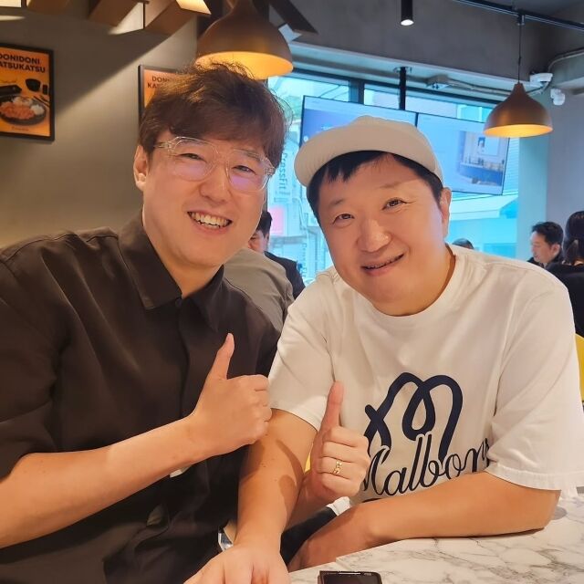 정형돈이 13년 만에 돈까스 사업에 다시 뛰어든 데 이어 서울 성수동에 오프라인 매장까지 열며 본격적인 사업 확장에 나섰다. / 심용환 SNS