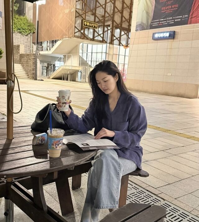 신화 전진의 아내 류이서./류이서 소셜미디어