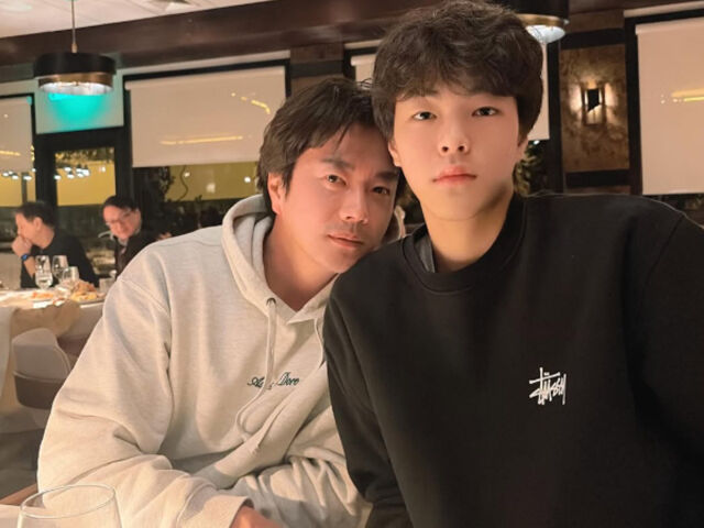 권상우의 아들이 훤칠한 외모를 자랑했다. / 권룩희 소셜미디어