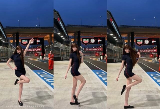 인형같은 장원영을 본 팬과 누리꾼들은 "너무 귀여워요", "내 사랑 원영", "당신이 뭐라고 말하든 아름다운" 등의 댓글로 반응했다./장원영 소셜미디어