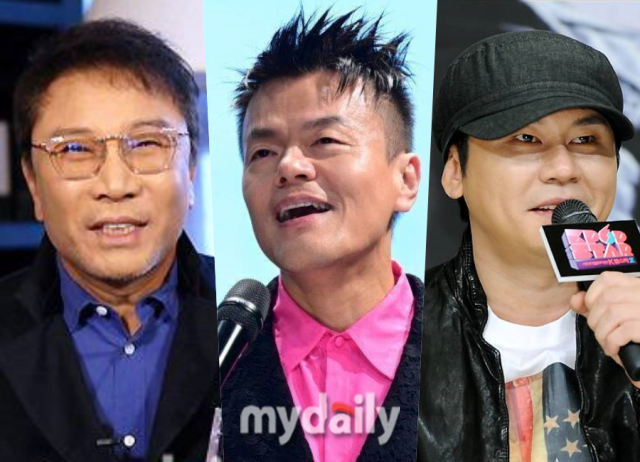 이수만, 박진영, 양현석 / 마이데일리