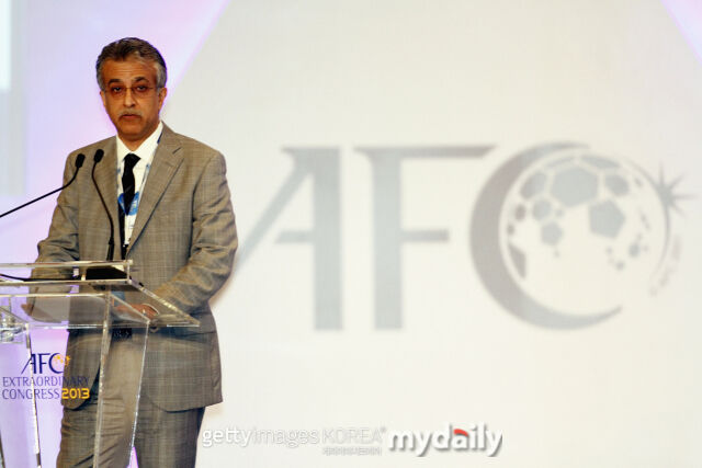 AFC 살만 빈 이브라힘 알칼리파 회장이 아시안컵 연기 가능성을 언급했다./게티이미지코리아