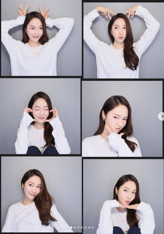가수 제시카가 6가지 다채로운 표정으로 팬들의 마음을 단숨에 사로잡았다. /제시카 소셜미디어