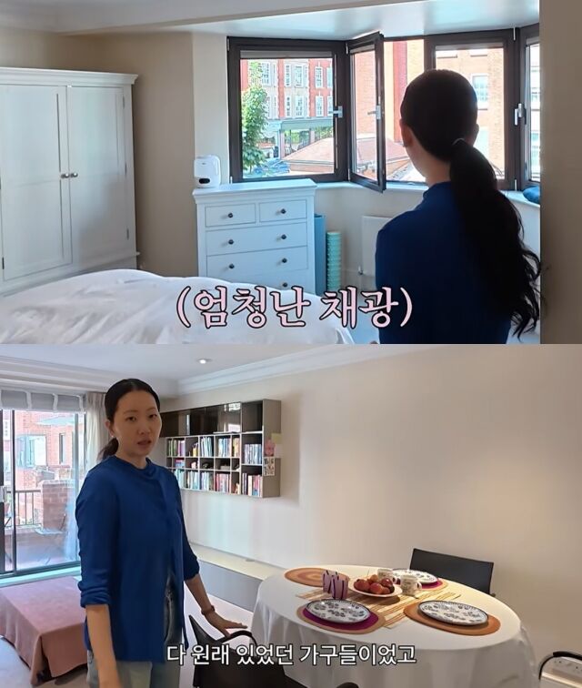 장윤주 런던집./유튜브 채널 '윤쥬르 장윤주'