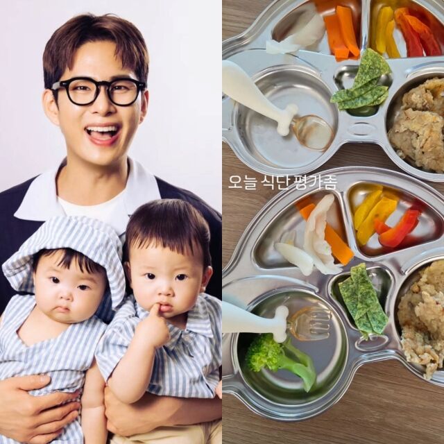 코미디언 손민수와 쌍둥이 남매, 손민수가 게재한 사진./손민수 소셜미디어
