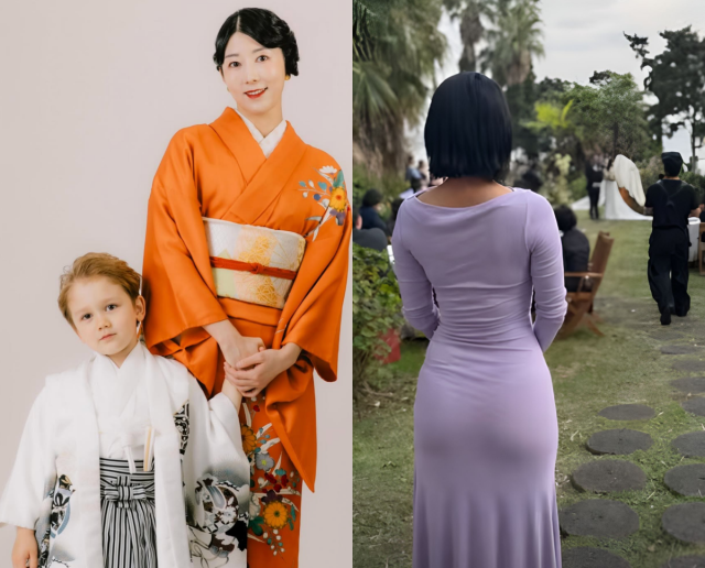 사유리가 결혼식장에서 남다른 존재감을 드러냈다. / 사유리 SNS