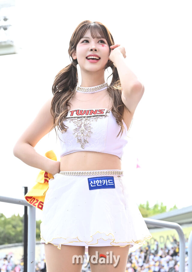 ▲ 박예은 치어리더, '미모 폭발'