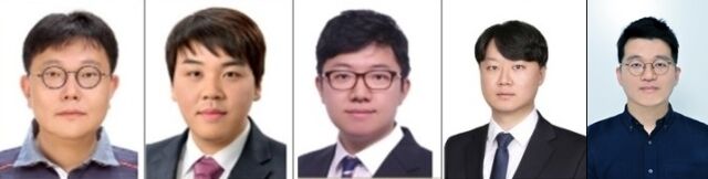 연합뉴스 야구팀과 일간스포츠 배중현 기자(맨 오른쪽)./야구기자회