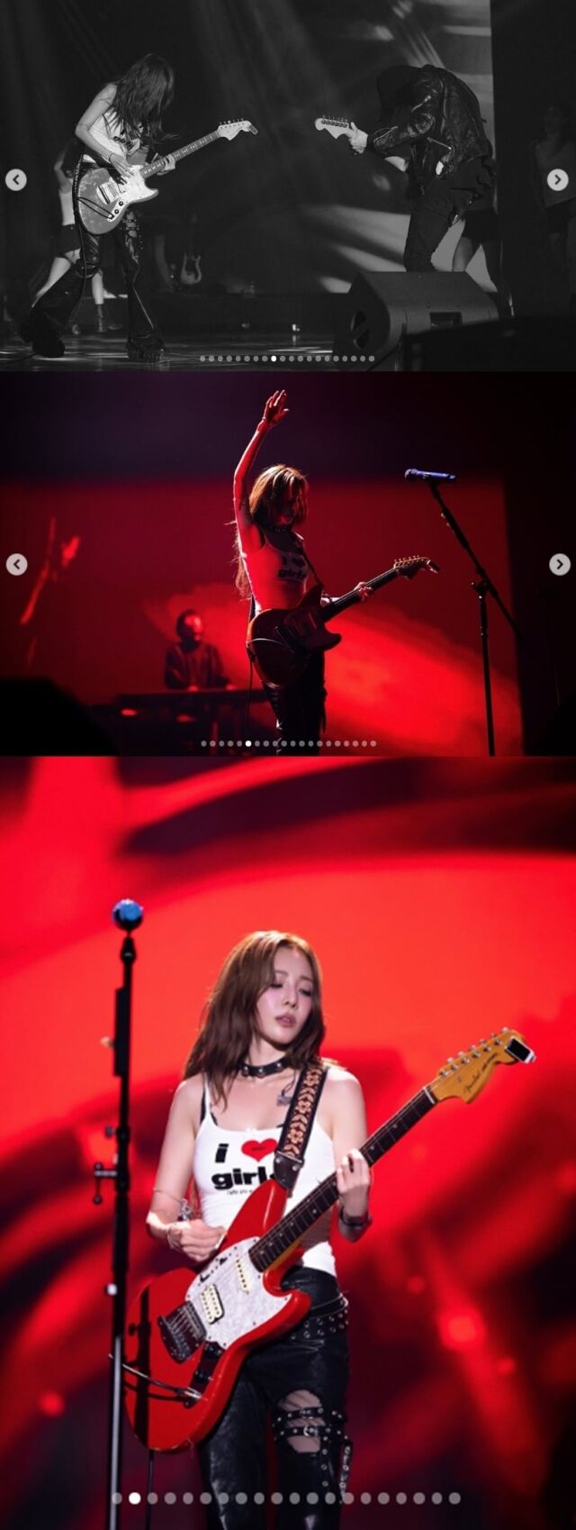 산다라박은 21일 자신의 소셜 네트워크 서비스(SNS)에 "NOL Festival!!!!"이라는 글과 함께 여러 장의 공연 사진을 게재했다. /산다라박 소셜미디어