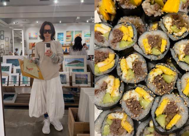 손예진이 직접 차린 푸짐한 집밥을 공개하며 요리에 대한 남다른 애정을 드러냈다. / 손예진 SNS