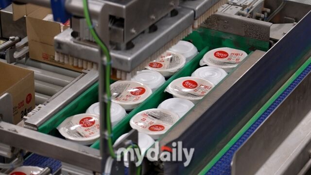 햇반 박스 포장 공정. /CJ제일제당
