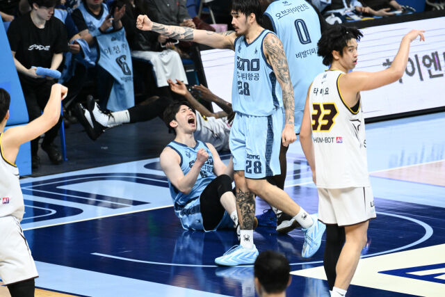 이정현이 포효하고 있다./KBL 제공