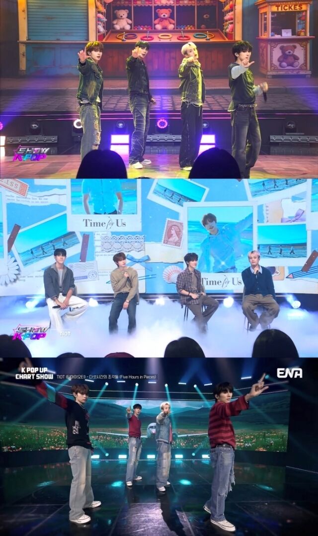 / 아리랑TV ‘SHOW K-POP’, ENA ‘케이팝업 차트쇼’ 방송 캡처