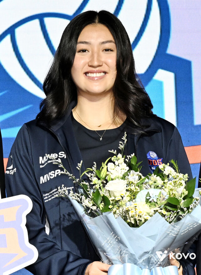 오드리 박이 IBK기업은행 지명을 받았다./KOVO 제공