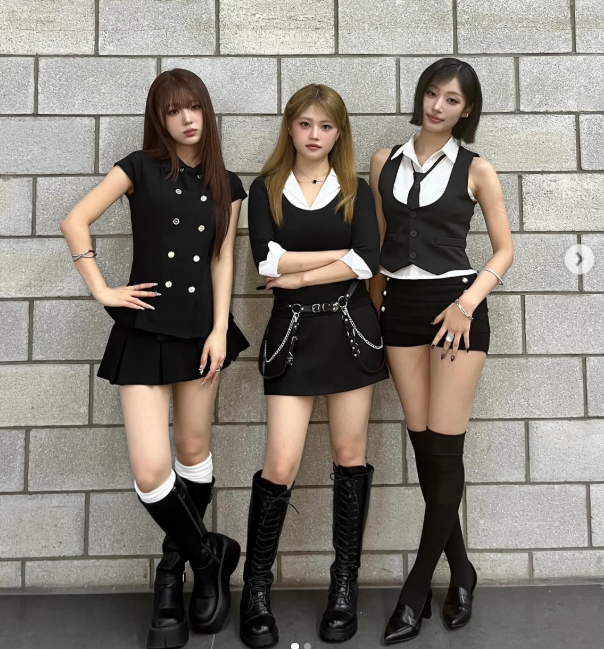 새내기 3인조 걸그룹 하티크. 왼쪽부터 채이, 가연, 키사./하티크 소셜미디어