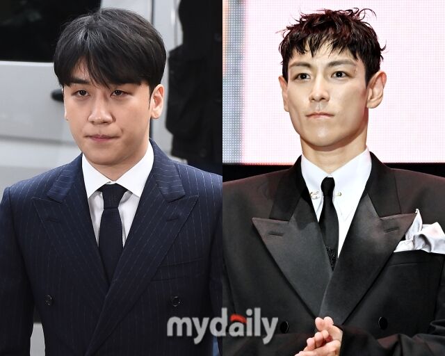그룹 빅뱅 출신 승리, 그룹 빅뱅 출신 탑./마이데일리